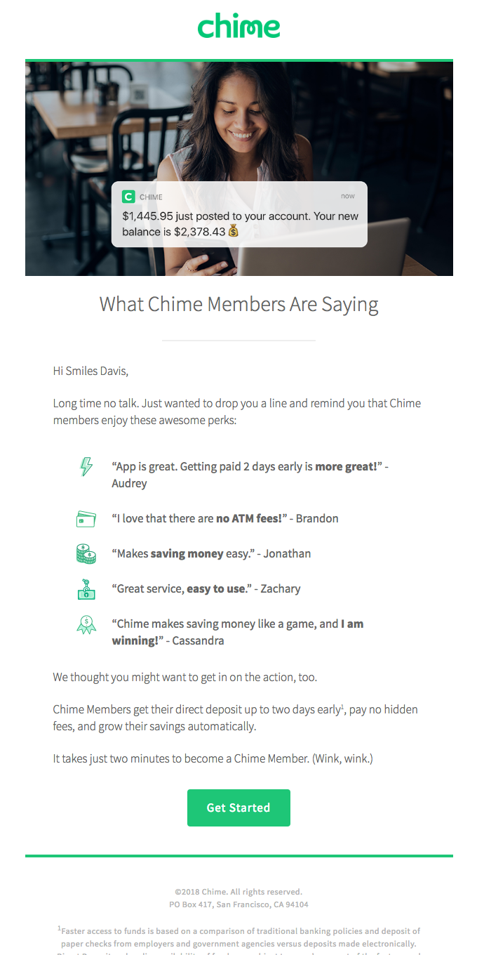 What Chime Members Are Saying