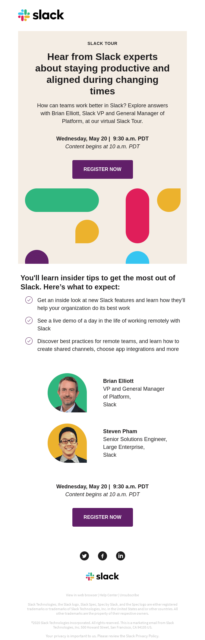 What customers like you will take away from Slack Tour