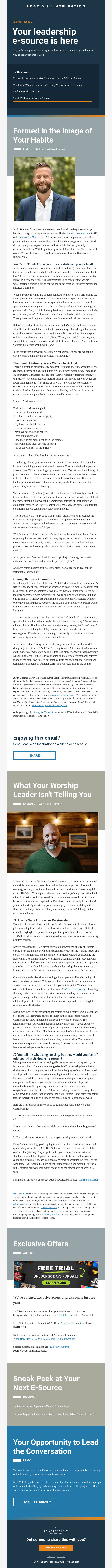What Your Worship Leader Isn’t Telling You 