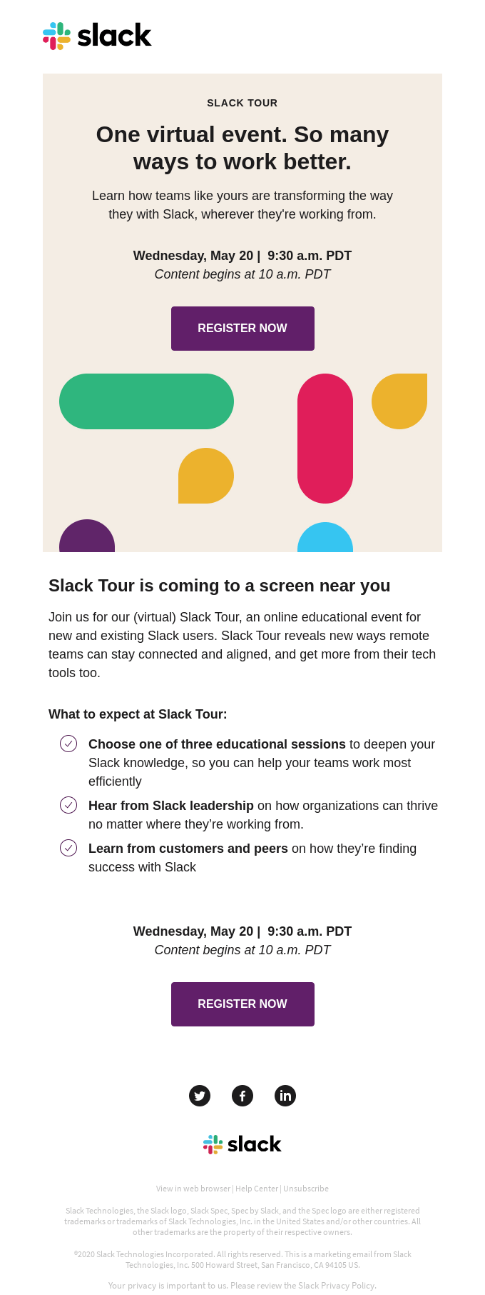 Why you won’t want to miss Slack Tour