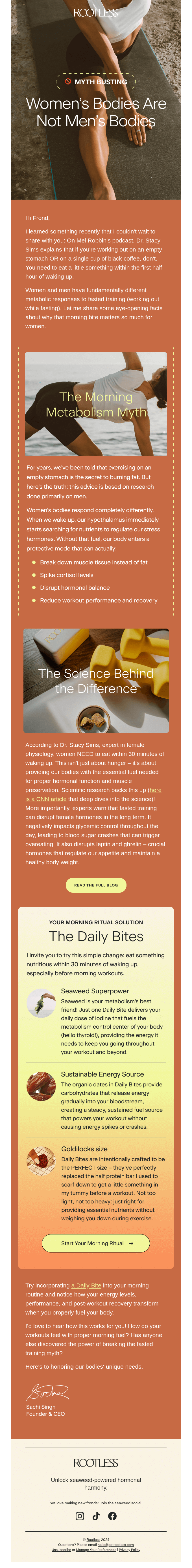 Women are NOT small men