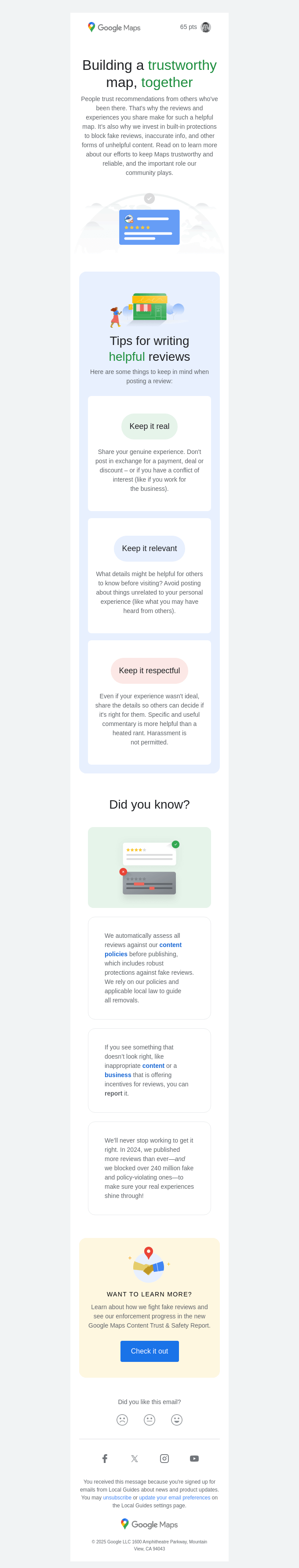 Working together to keep Maps trustworthy