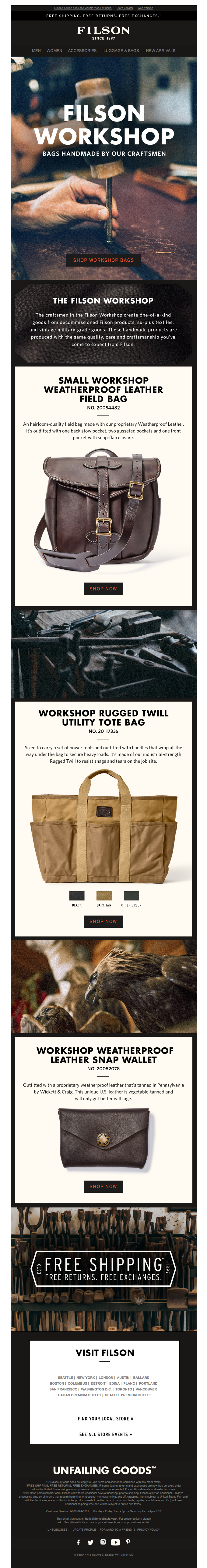 Workshop Bags: Craftsman-Made Goods