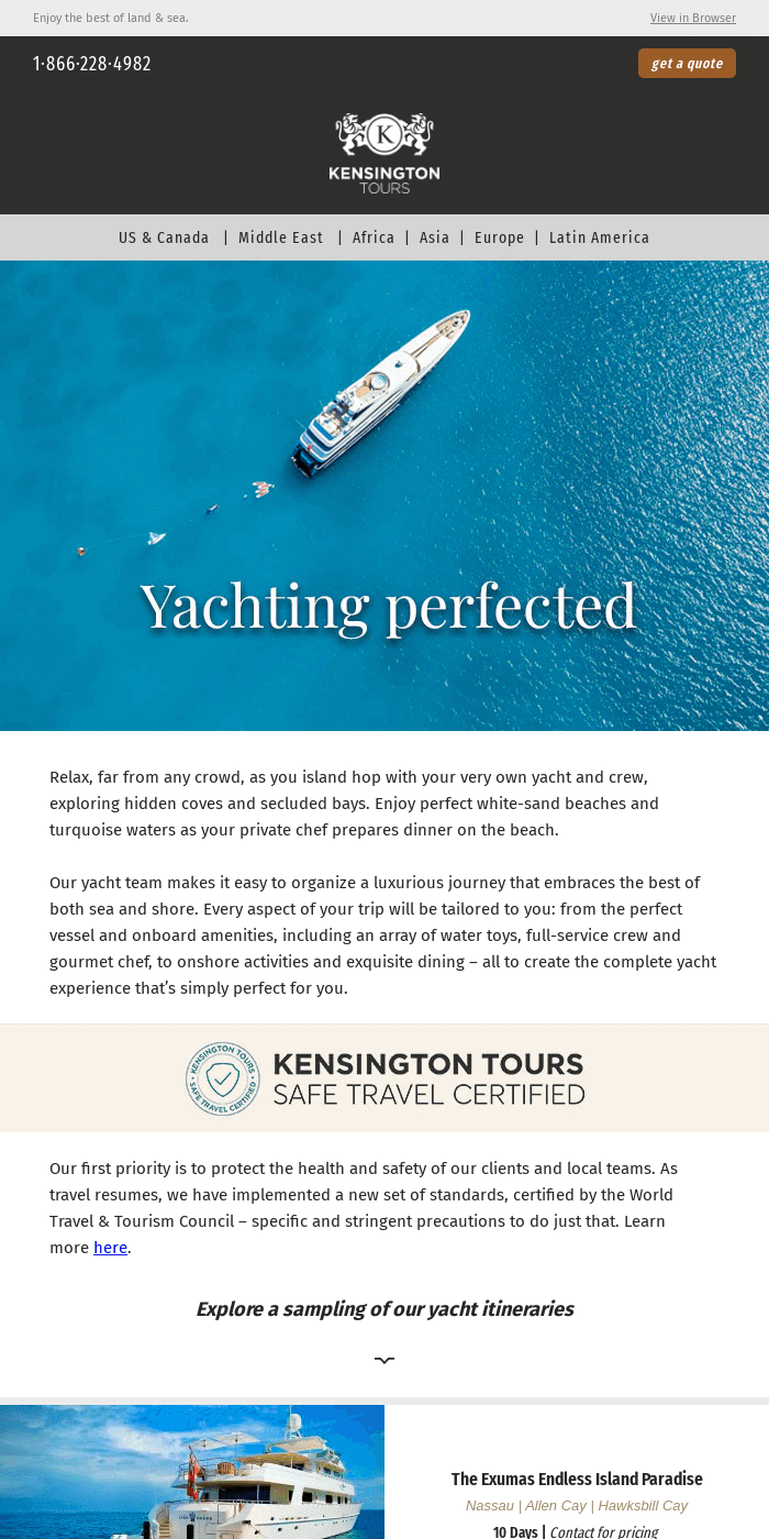 Yachts: a luxurious and enchanting experience