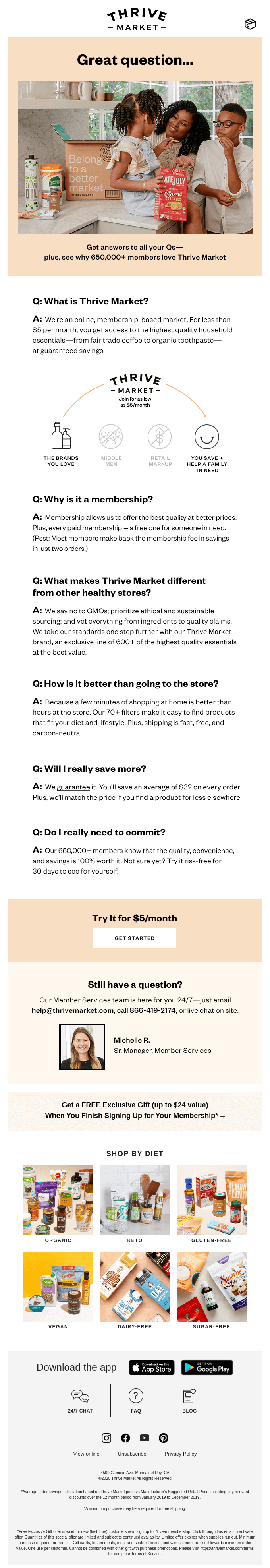 You asked, we answered: What do I get as a member?