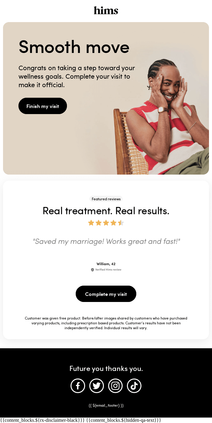 You just did a big thing