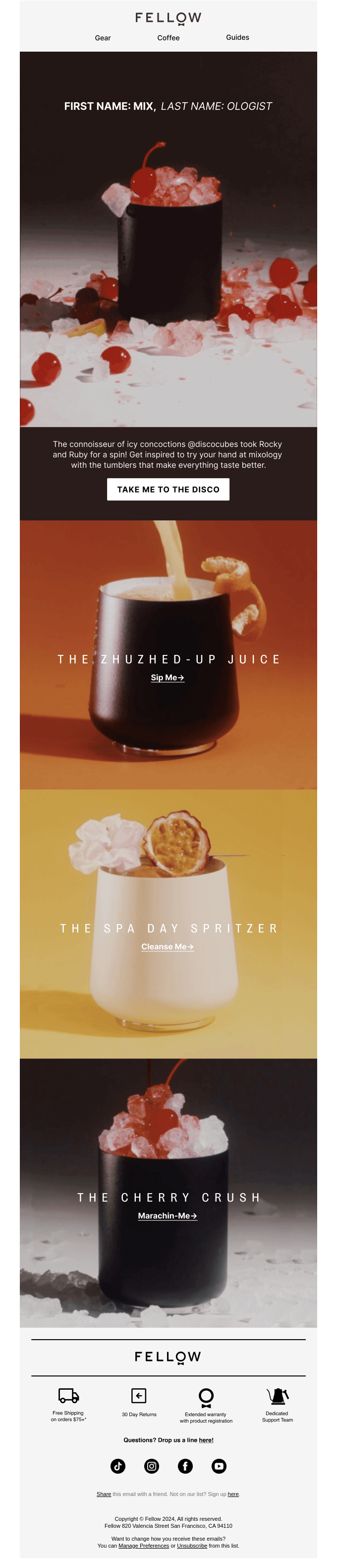 You know, I’m something of a mixologist myself…