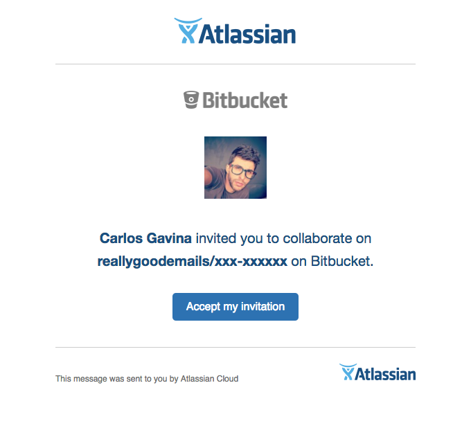 You’ve been invited to join Bitbucket