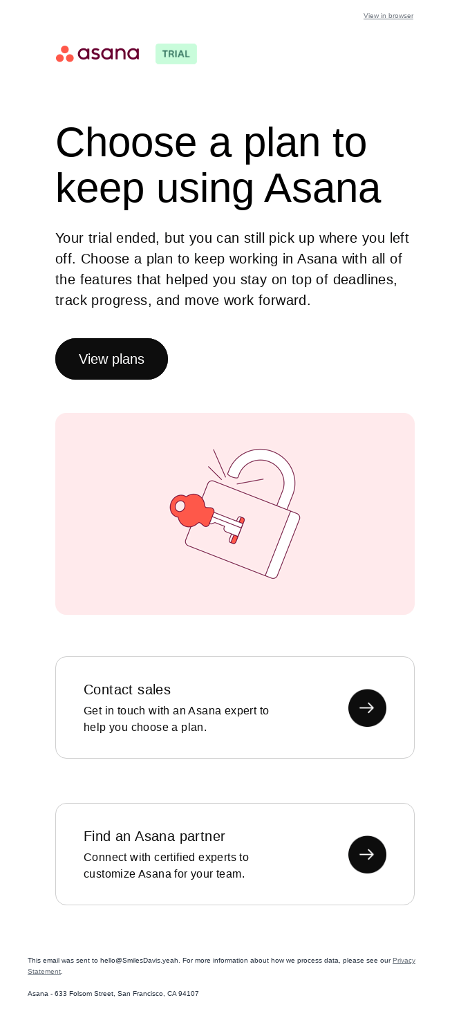 Your Asana trial ended. What’s next?
