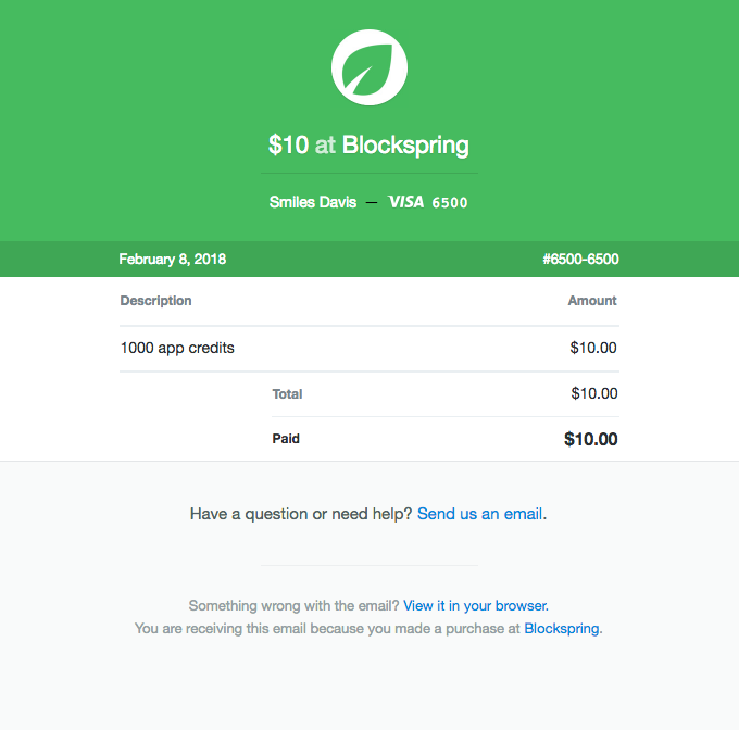 Your Blockspring receipt [#6500-6500]