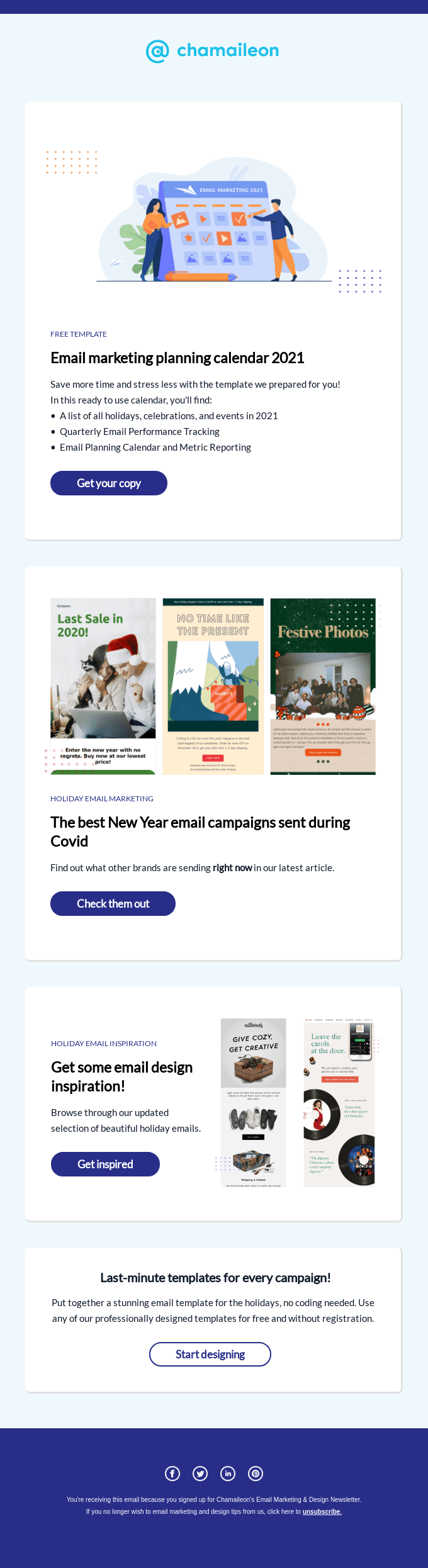 Your copy of the Email Marketing Planning Calendar for 2021 is ready!