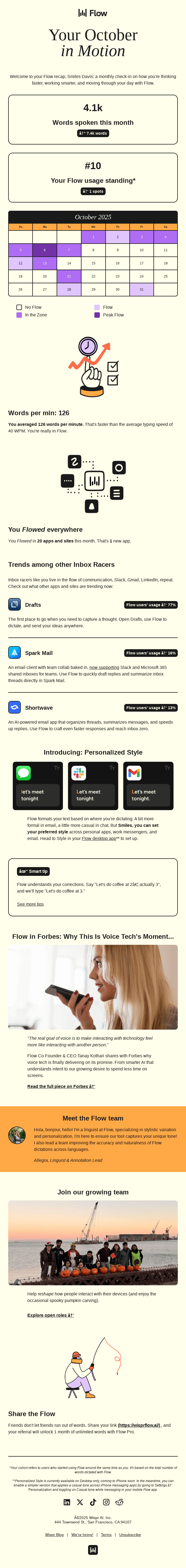 Your Flow State in October 💜