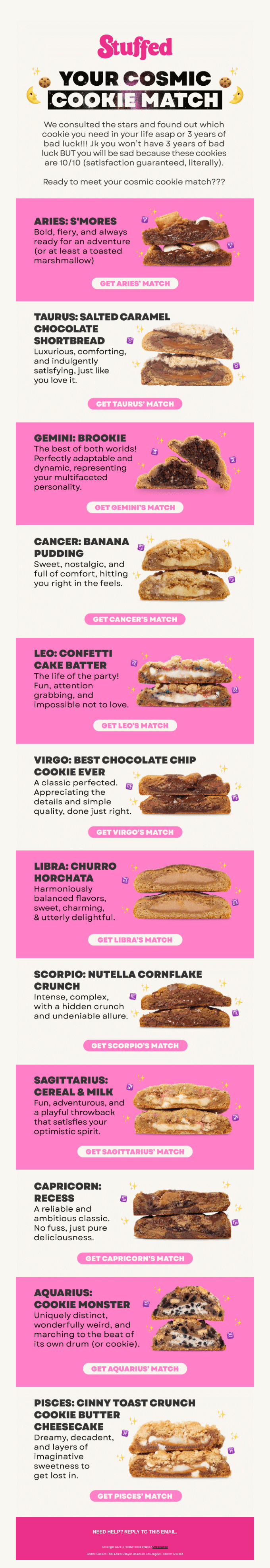 Your horoscope reading is in