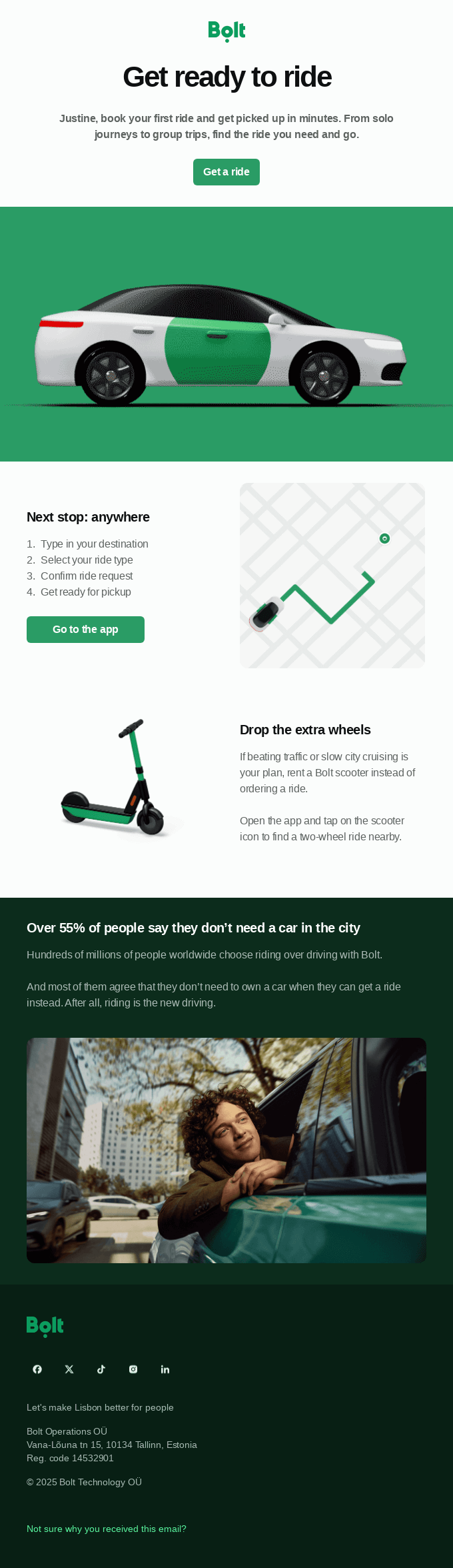 Your ride's waiting ⏱️