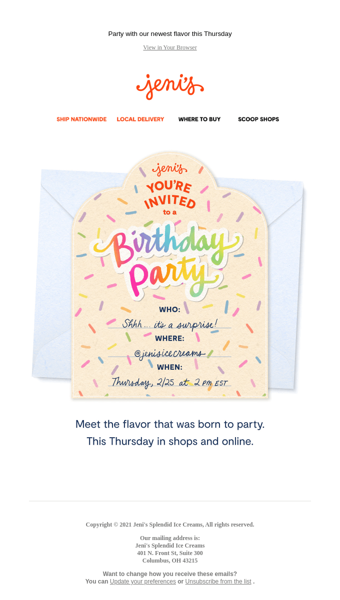 You’re invited! 🎂🍦