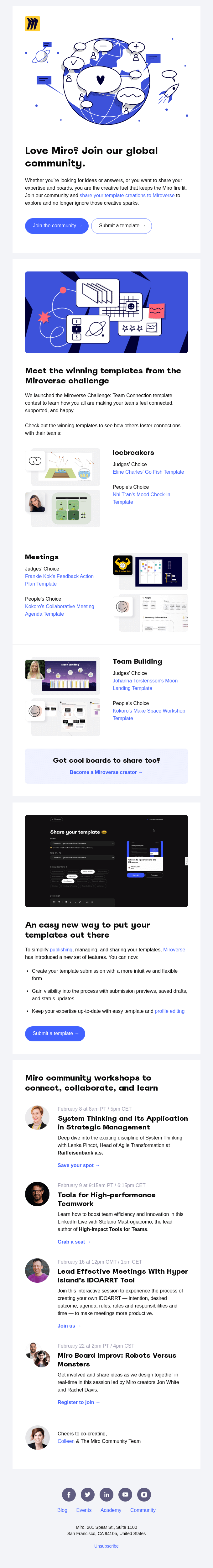 You're Invited to Join Miro's Community and Events