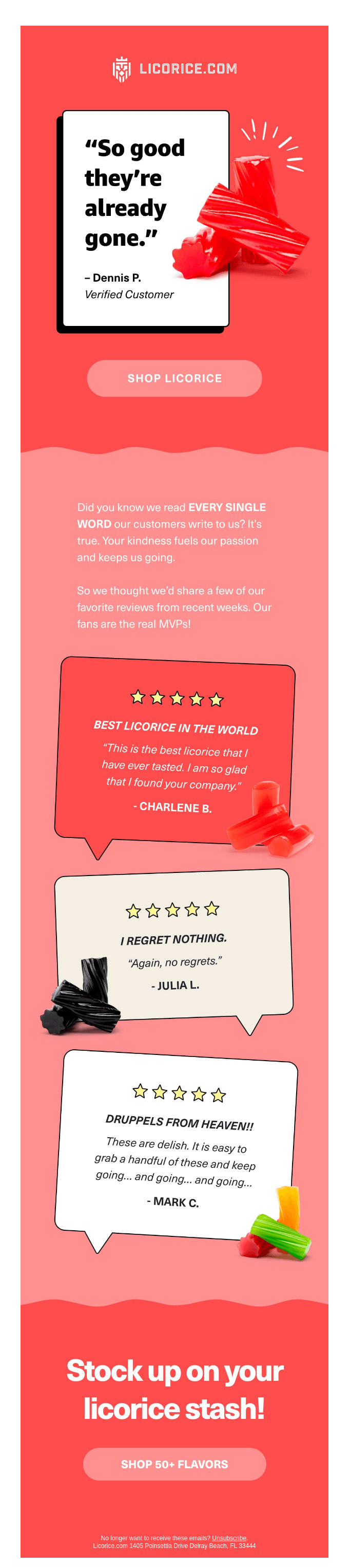 You're making us blush 😍