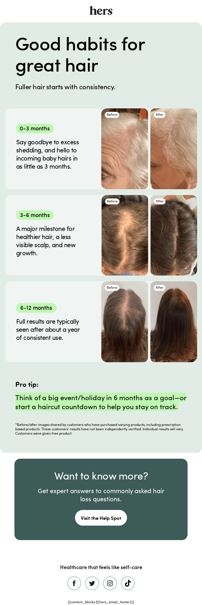 You’re on your way to results