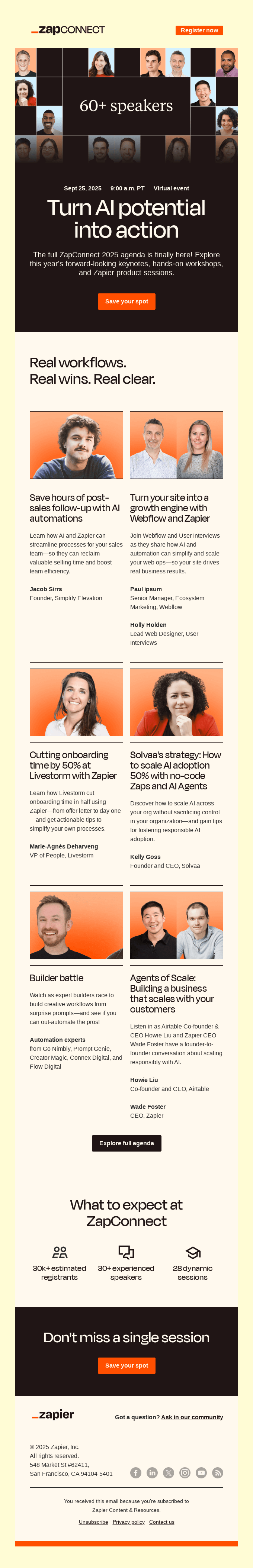 ZapConnect 2025_ Explore the full agenda